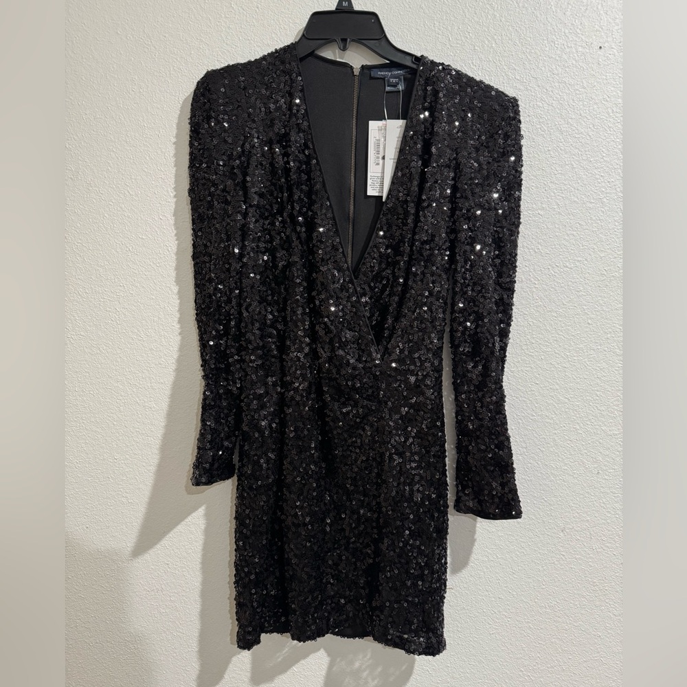 Black Sequin Dress